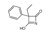 3-ethyl-3-phenylazetidine-2,4-dione结构式