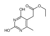 ethyl 2-(6-methyl-2,4-dioxo-1H-pyrimidin-5-yl)acetate结构式