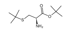 S-t-butyl-L-cysteine t-butyl ester Structure