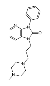 1-[3-(4-methylpiperazin-1-yl)propyl]-3-phenyl-1,3-dihydro-2H-imidazo[4,5-b]pyridin-2-one Structure