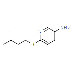 3-Pyridinamine,6-[(3-methylbutyl)thio]-(9CI)结构式