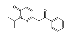 2-isopropyl-6-(2-oxo-2-phenylethyl)-3(2H)-pyridazinone Structure