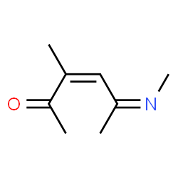 3-Hexen-2-one, 3-methyl-5-(methylimino)- (9CI)结构式