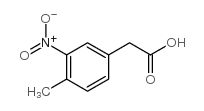 2-(4-methyl-3-nitrophenyl)acetic acid structure