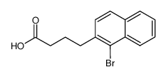 4-(1-bromonaphthalen-2-yl)butanoic acid Structure