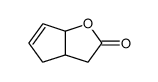 3,3a,4,6a-tetrahydro-2H-cyclopenta[b]furan-2-one Structure