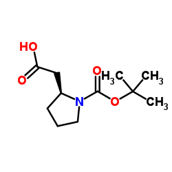 Boc-L-beta-homoproline Structure