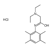 2-(diethylamino)-N-(2,3,5,6-tetramethylphenyl)acetamide,hydrochloride Structure