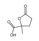 tetrahydro-2-methyl-5-oxofuran-2-carboxylic acid结构式