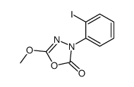 3-(2-iodophenyl)-5-methoxy-1,3,4-oxadiazol-2-one Structure