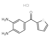 (3,4-diaminophenyl) 2-thienylketone hydrochloride结构式