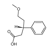 (S)-(+)-5-Methoxy-3-phenylpentansaeure Structure