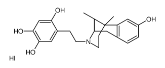 N-(2,4,5-Trihydroxyphenethyl)normetazocine结构式