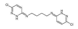 N,N'-bis(6-chloropyridazin-3-yl)butane-1,4-diamine结构式