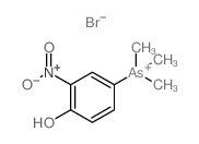 Arsonium,(4-hydroxy-3-nitrophenyl)trimethyl-, bromide (1:1) picture