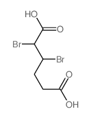 Hexanedioic acid,2,3-dibromo-结构式