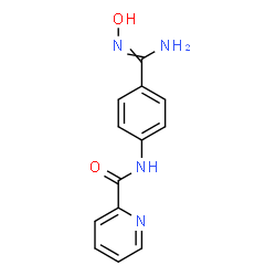 2-Pyridinecarboxamide,N-[4-[(hydroxyamino)iminomethyl]phenyl]-(9CI)结构式