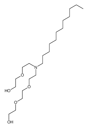 2-[2-[dodecyl-[2-[2-(2-hydroxyethoxy)ethoxy]ethyl]amino]ethoxy]ethanol结构式