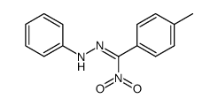 (4-methyl-α-nitro-benzylidene)-phenyl-hydrazine结构式