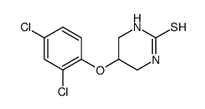 5-(2,4-dichlorophenoxy)-1,3-diazinane-2-thione Structure