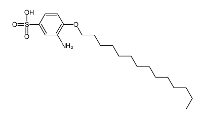 3-amino-4-(tetradecyloxy)benzenesulphonic acid structure