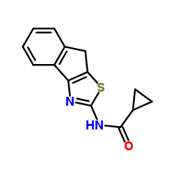 Cyclopropanecarboxamide, N-8H-indeno[1,2-d]thiazol-2-yl- (9CI) picture