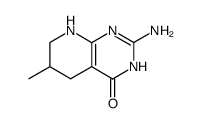 2-Amino-3,4-dihydro-6-methyl-4-oxo-5,6,7,8-tetrahydropyrido<2,3-d>pyrimidine结构式