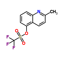 2-Methyl-5-quinolinyl trifluoromethanesulfonate Structure