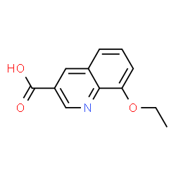 3-Quinolinecarboxylicacid,8-ethoxy-(9CI) structure