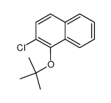 1-tert-butoxy-2-chloronaphthalene Structure