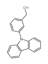 (4-(9H-咔唑-9-基)苯基)甲醇结构式