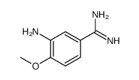 Benzenecarboximidamide, 3-amino-4-methoxy- (9CI)结构式