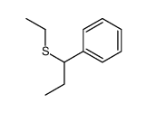 1-ethylsulfanylpropylbenzene Structure