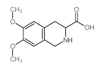 6,7-二甲氧基-1,2,3,4-四氢异喹啉-3-羧酸盐酸盐图片