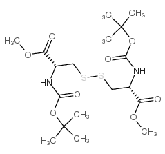 N,N'-DI-BOC-(L)-CYSTINE-DIMETHYL ESTER structure