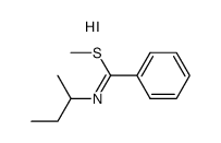 methylN-(sec-butyl)benzimidothioate hydroiodide结构式