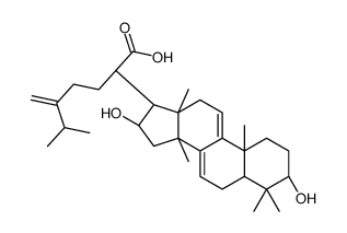 (2R)-2-[(3S,10S,13R,14R,16R,17R)-3,16-dihydroxy-4,4,10,13,14-pentamethyl-2,3,5,6,12,15,16,17-octahydro-1H-cyclopenta[a]phenanthren-17-yl]-6-methyl-5-methylideneheptanoic acid Structure