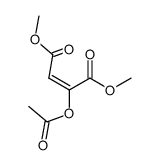 dimethyl 2-acetoxybut-2-enedioate Structure