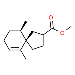 Spiro[4.5]dec-6-ene-2-carboxylic acid, 6,10-dimethyl-, methyl ester, (5R,10R)-rel- (9CI) picture