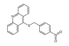 9-[(4-nitrophenyl)methylsulfanyl]acridine Structure