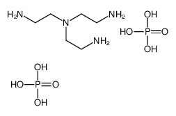 N',N'-bis(2-aminoethyl)ethane-1,2-diamine,phosphoric acid结构式