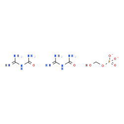 bis(amidinourea) phosphate, mono(hydroxymethyl) derivative Structure