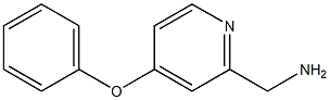 C-(4-Phenoxy-pyridin-2-yl)-methylamine Structure