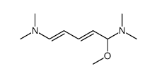 5-methoxy-N1,N1,N5,N5-tetramethylpenta-1,3-diene-1,5-diamine Structure