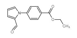 4-(2-FORMYL-PYRROL-1-YL)-BENZOIC ACID ETHYL ESTER structure