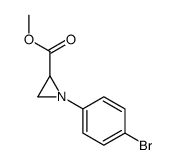 (R)-1-(4-溴苯基)氮丙啶-2-羧酸甲酯结构式