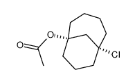 (1S,6R)-6-chlorobicyclo[4.3.1]decan-1-yl acetate Structure