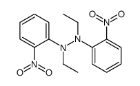 1,2-diethyl-1,2-bis(2-nitrophenyl)hydrazine结构式