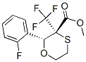 (2r,3s)-methyl 2-(2-fluorophenyl)-3-(trifluoromethyl)-1,4-oxathiane-3-carboxylate Structure