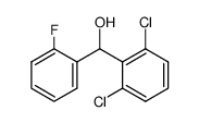 α-(2,6-Dichloro-phenyl)-o-fluorobenzyl alcohol Structure